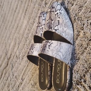 Boutique by Corky's slip on mule shoe